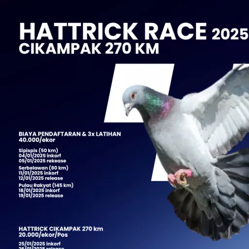 Latihan: HATTRICK CIKAMPAK RACE 270 KM - 2025